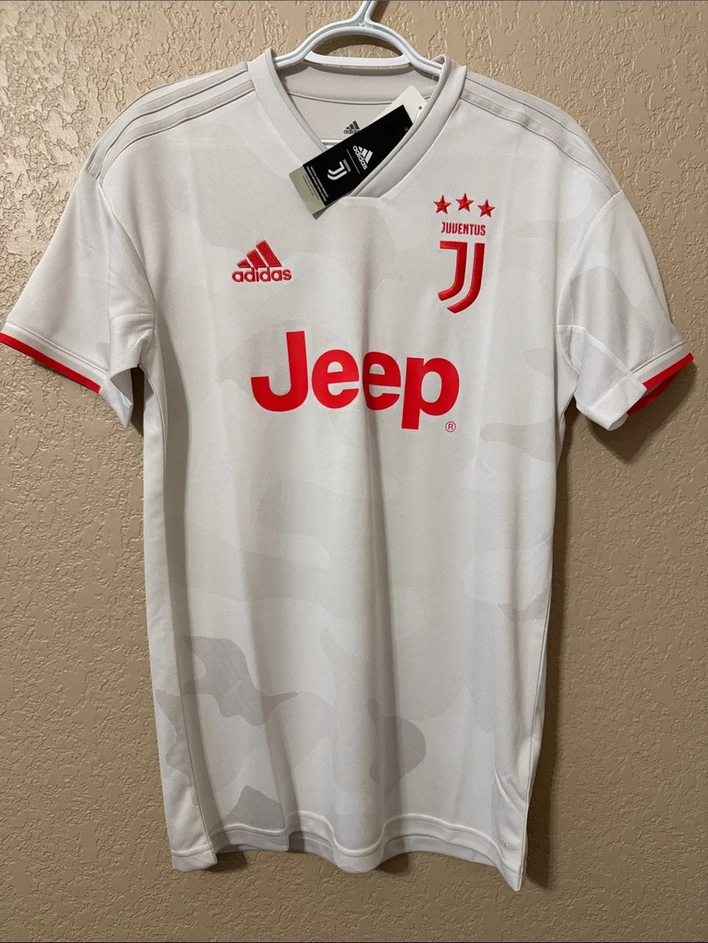 adidas Juventus Ronaldo #7 White & Red Men's Jersey
